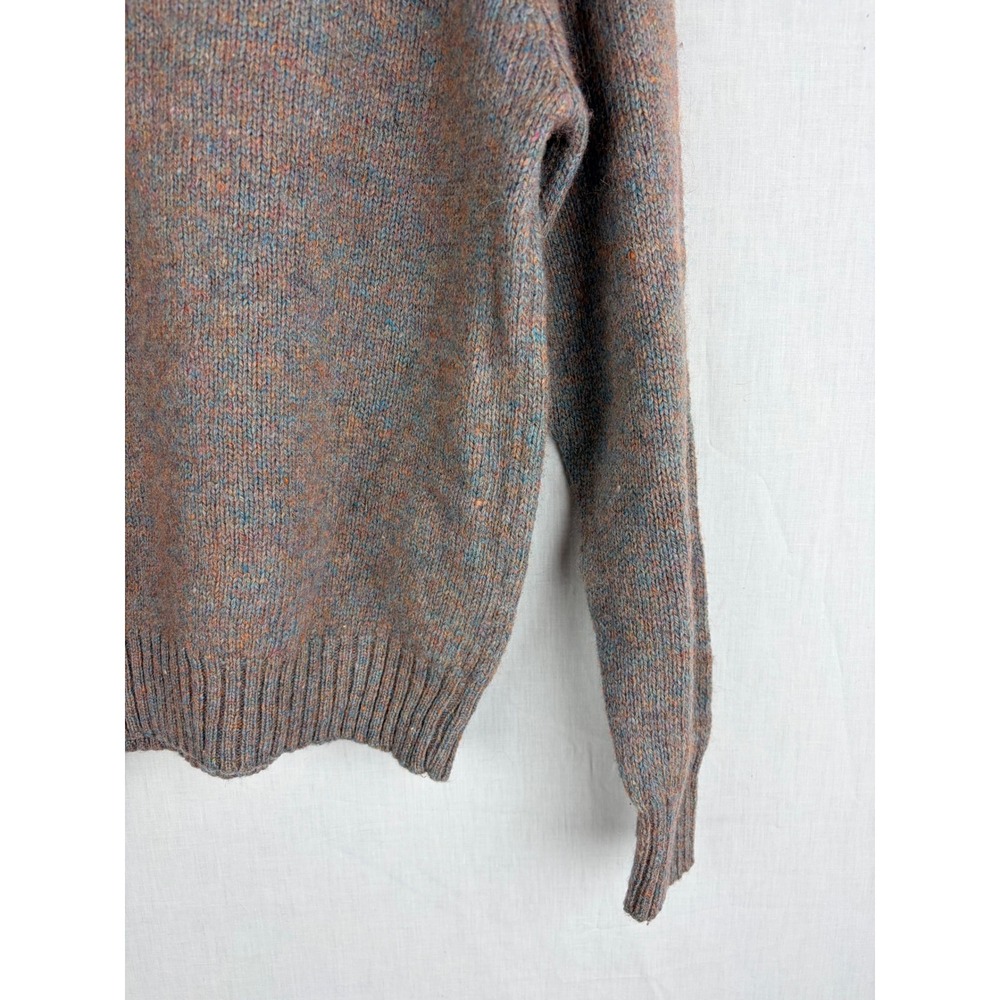 McGregor Vintage Marled Knit‎ Crewneck Sweater Raglan Sleeve Multi-Color Blue - Picture 11 of 15